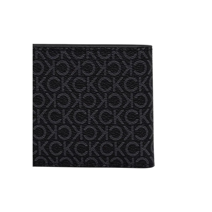 Calvin Klein Black Recycled Polyester Wallet