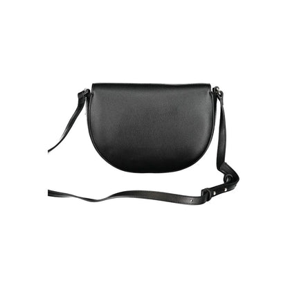 Calvin Klein Black Shoulder Bag with Sleek Card Pocket Design