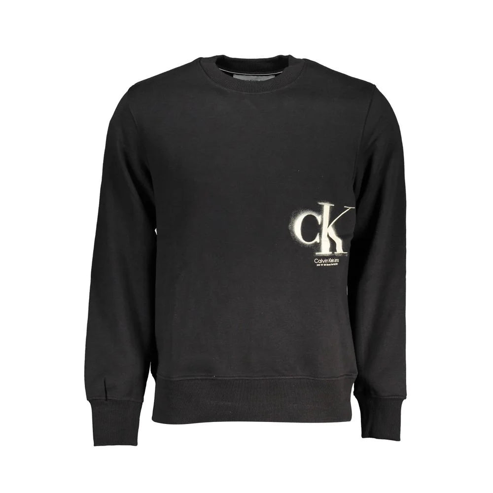 Calvin Klein Black Sweatshirt Modern Sophistication Meets Iconic Style
