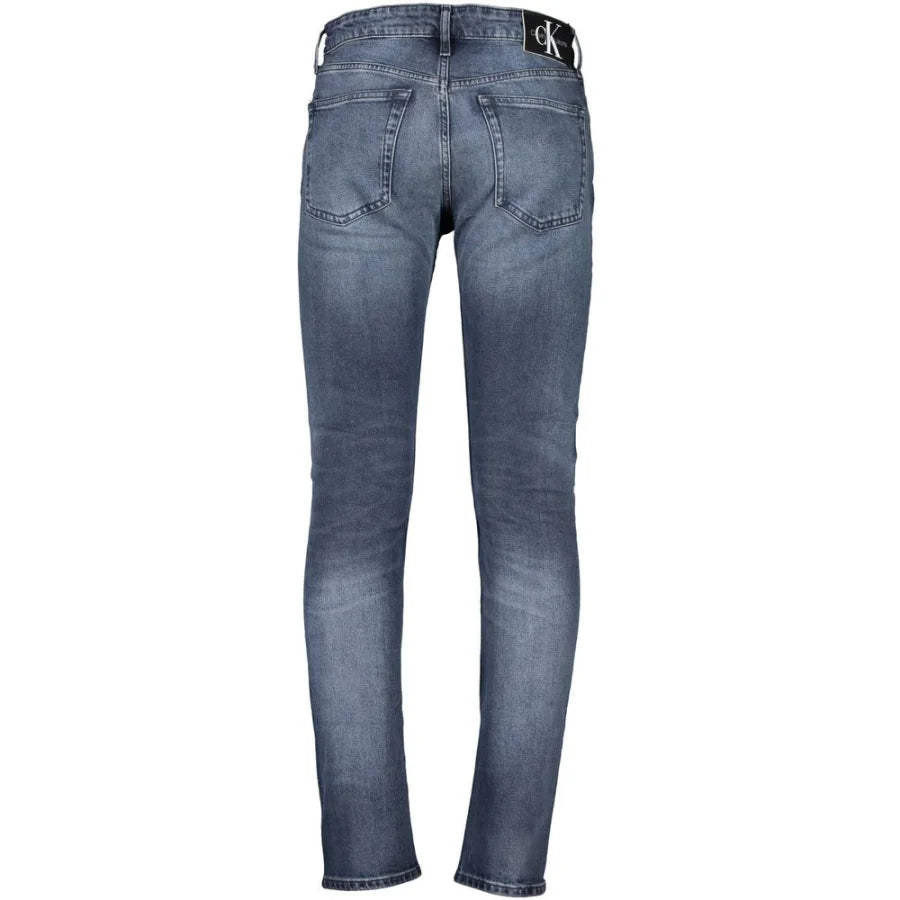 Calvin Klein Blu Cotton Men Jeans