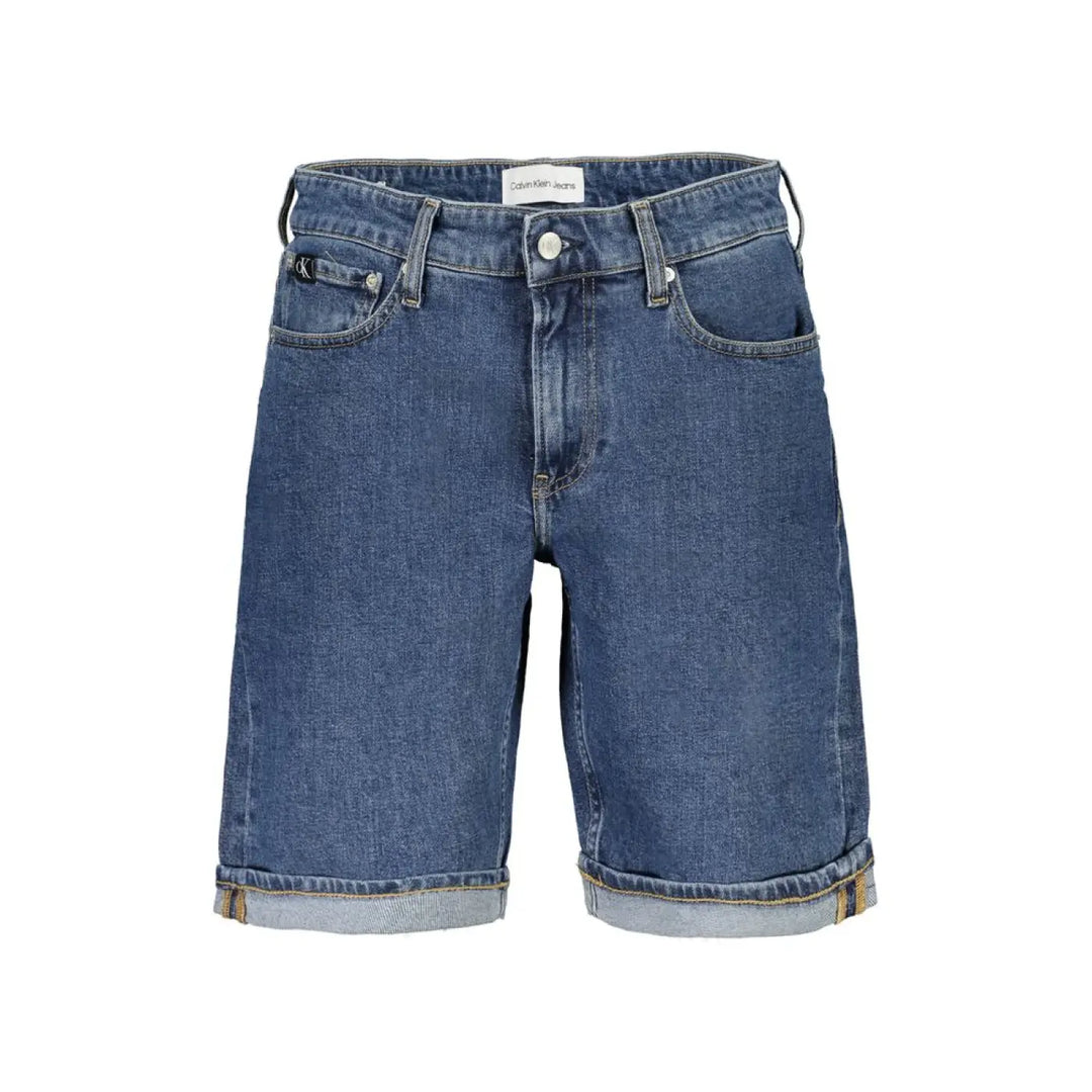 Calvin Klein Blu Cotton Men Short