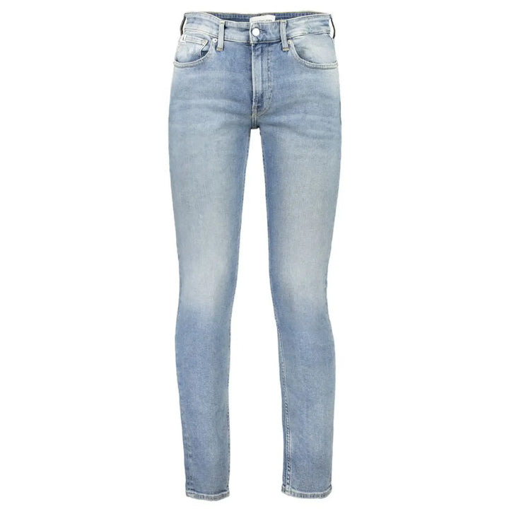 Calvin Klein Blu Cotton Men’s Slim Jeans