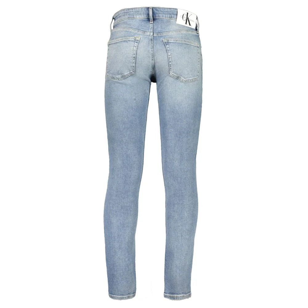 Calvin Klein Blu Cotton Men’s Slim Jeans