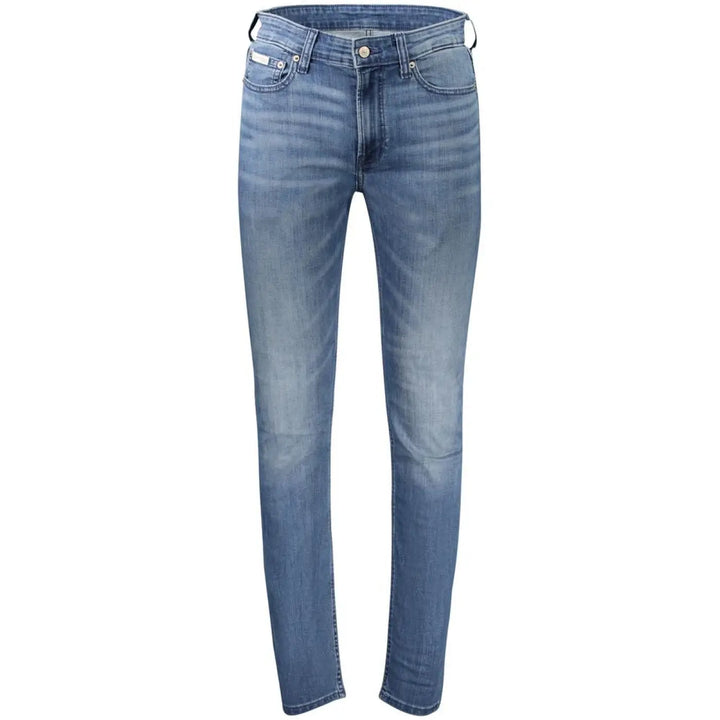 Calvin Klein Blu Cotton Men’s Slim-taper Jean