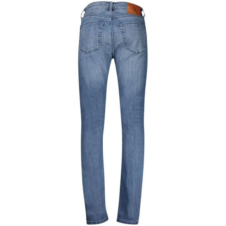 Calvin Klein Blu Cotton Men’s Slim-taper Jean