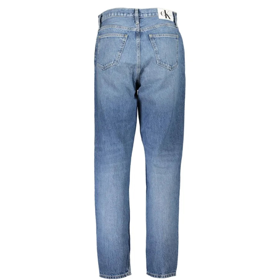 Calvin Klein Blu Cotton Women Jeans