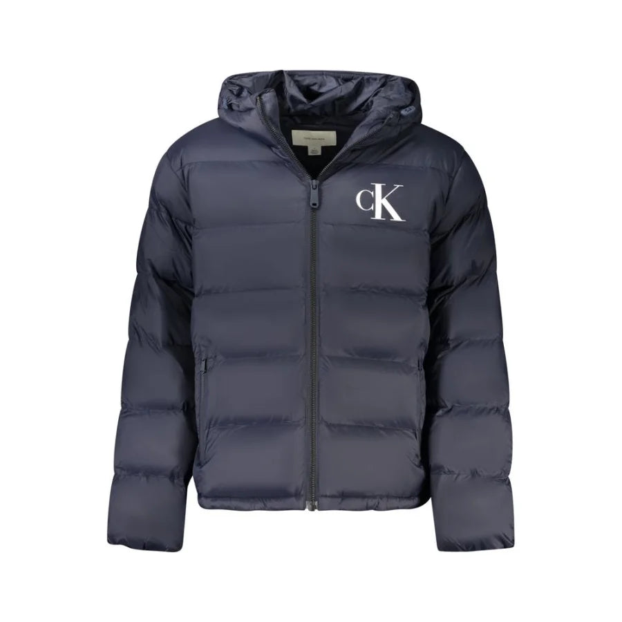 Calvin Klein Blu Poliammide Men’s Jacket