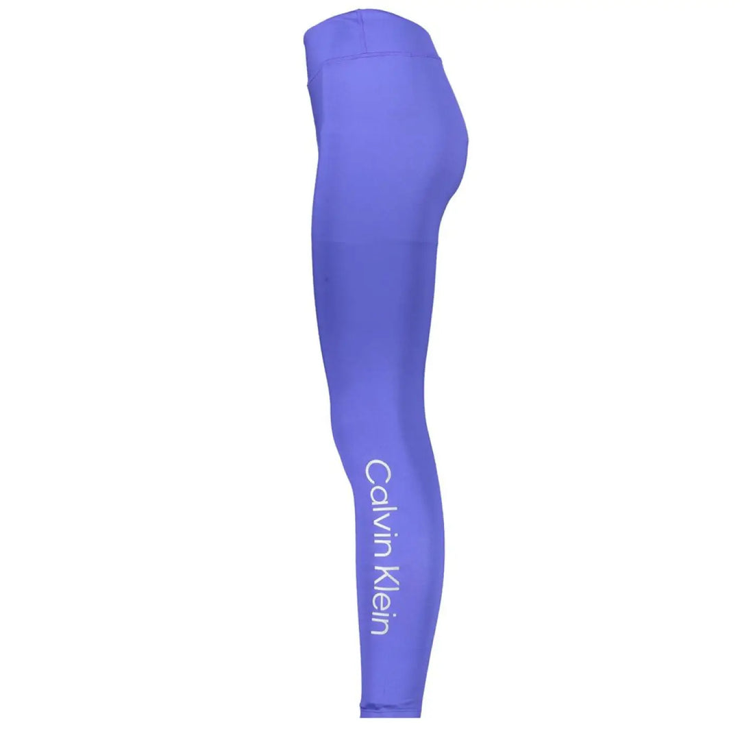 Calvin Klein Blu Poliestere Woman Legging