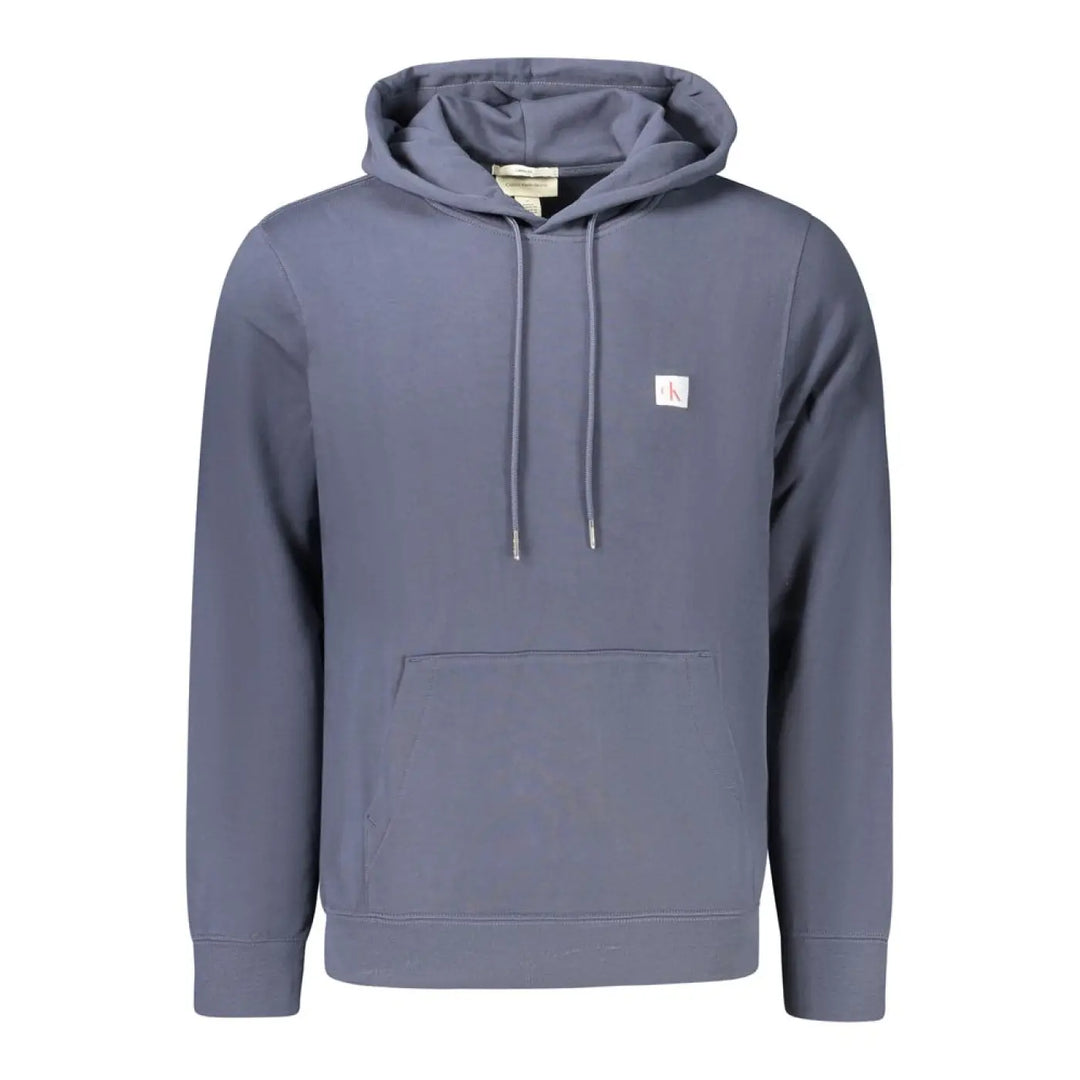 Calvin Klein Blue Cotton Men’s Hoodie