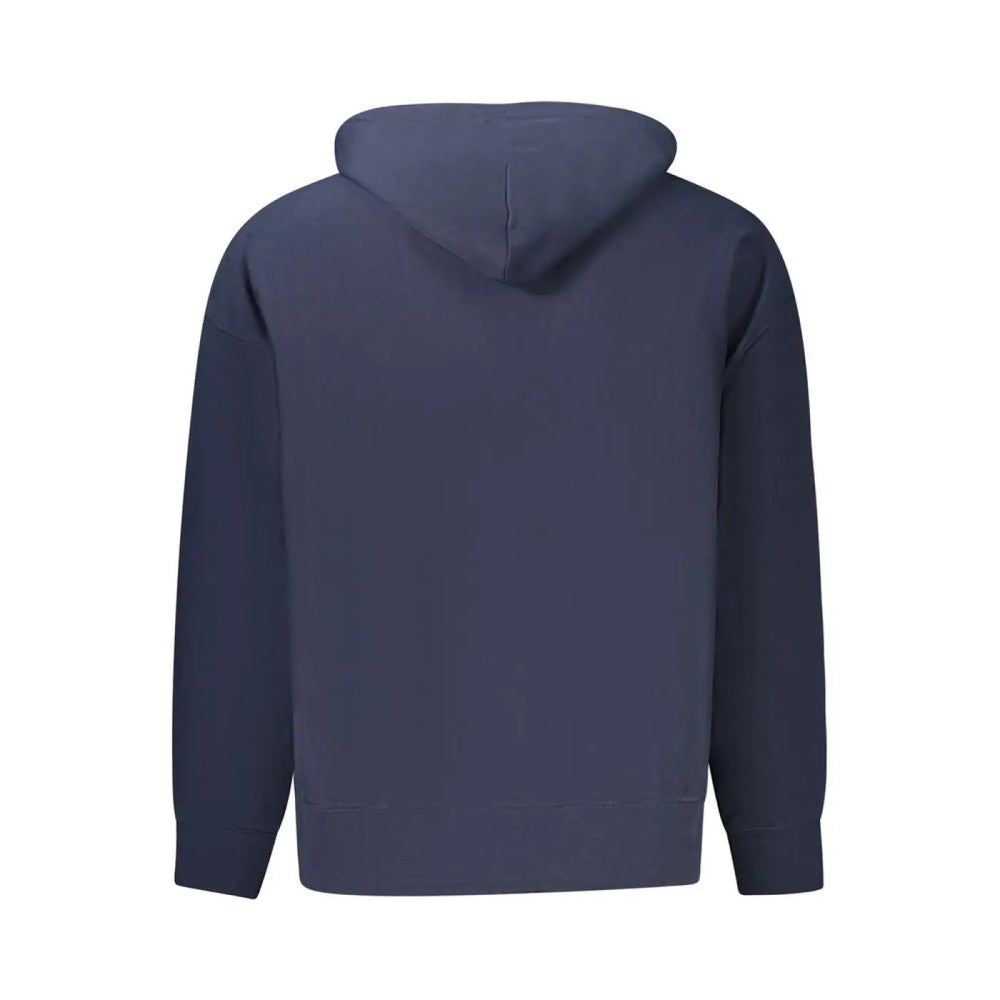 Calvin Klein Blue Cotton Men’s Hoodie