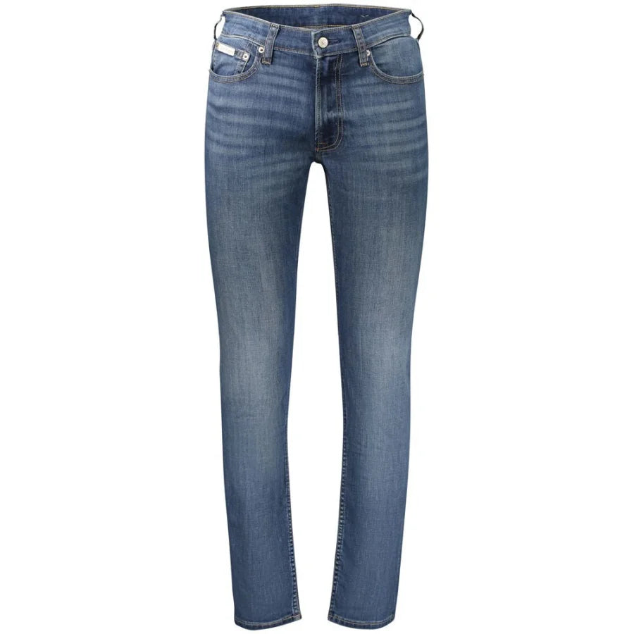 Calvin Klein Blue Cotton Men’s Jeans