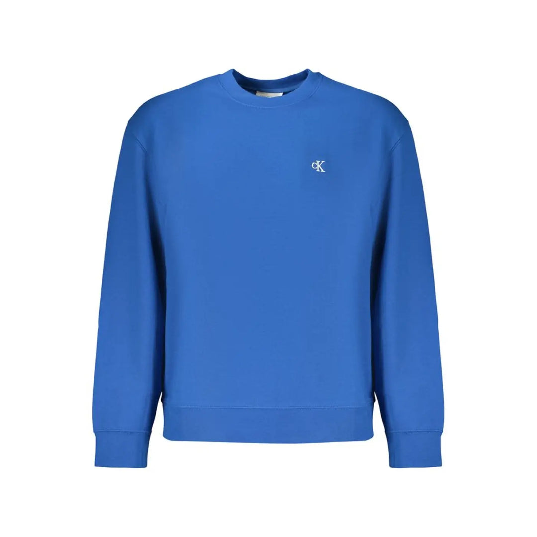 Calvin Klein Blue Cotton Men’s Sweatshirt