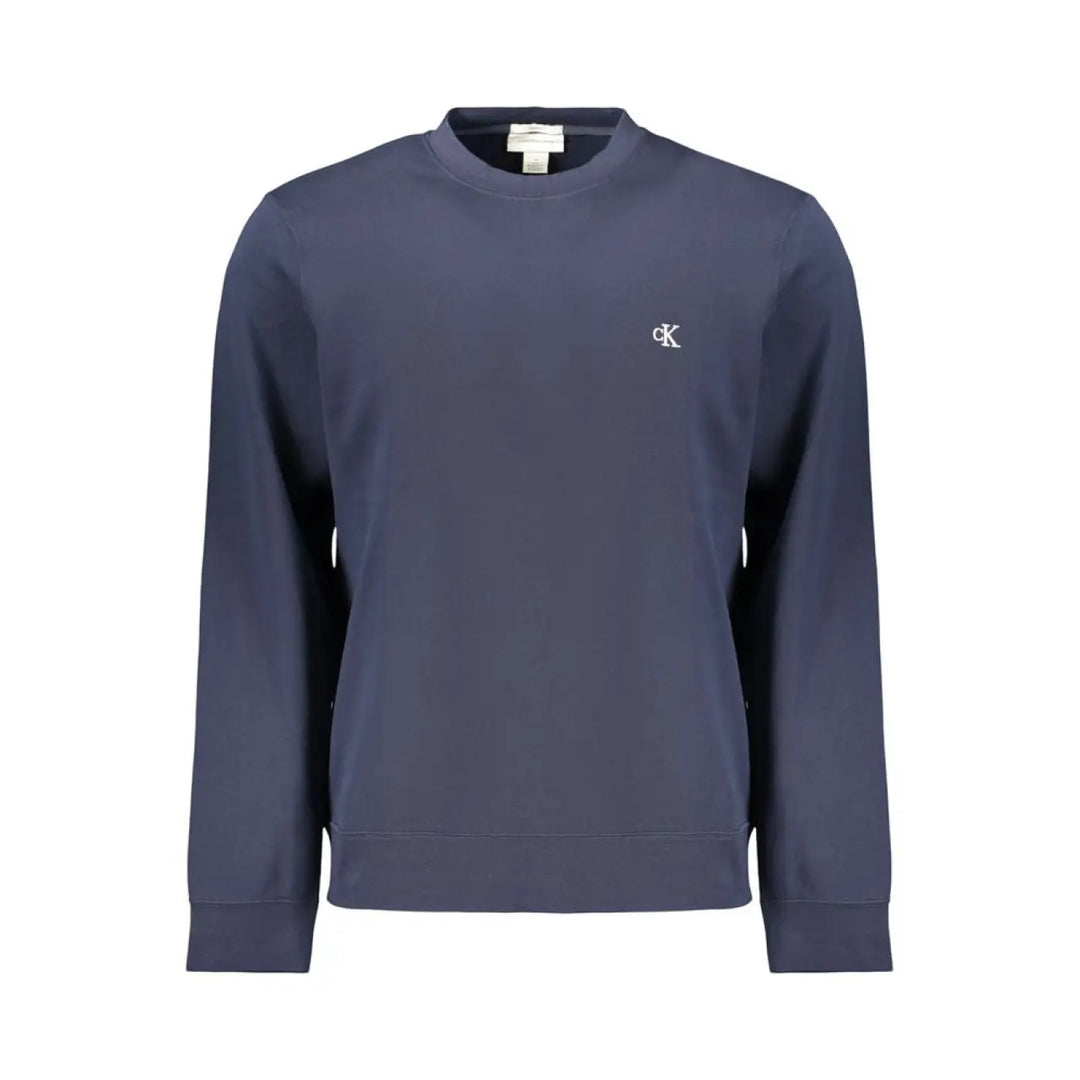 Calvin Klein Blue Cotton Men’s Sweatshirt