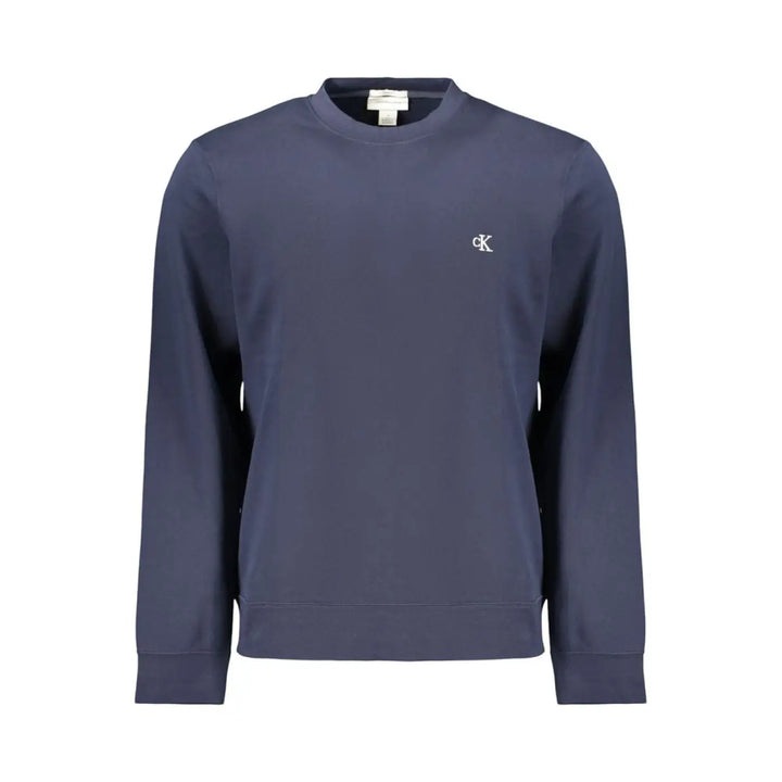 Calvin Klein Blue Cotton Men’s Sweatshirt