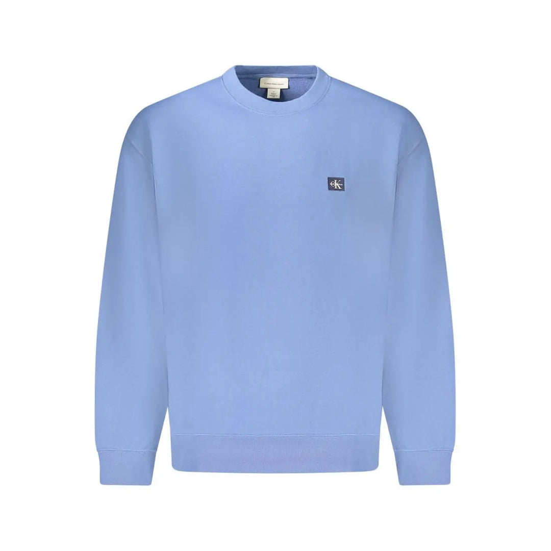 Calvin Klein Blue Cotton Men’s Sweatshirt