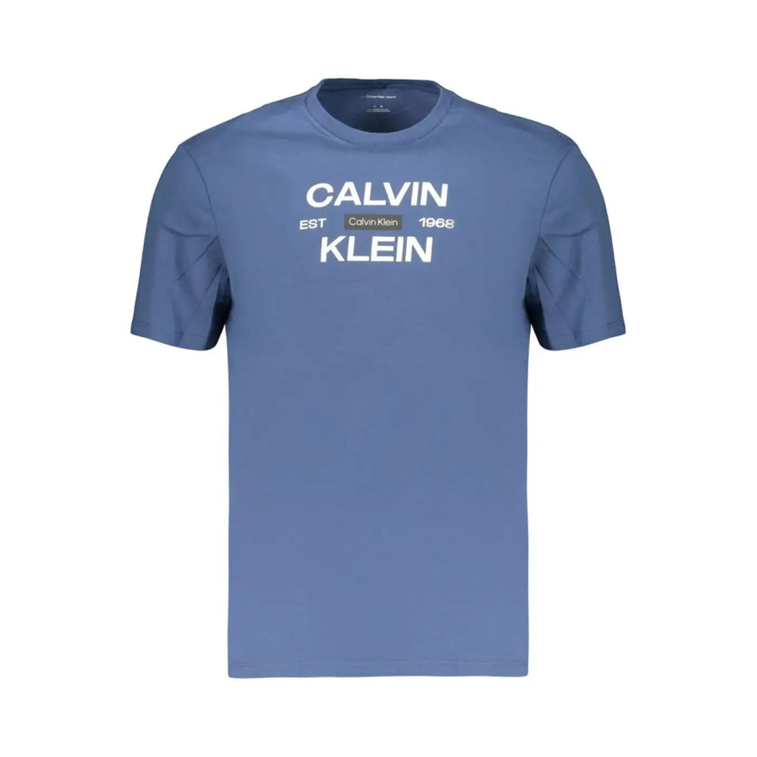 Calvin Klein Blue Cotton Men’s T-shirt