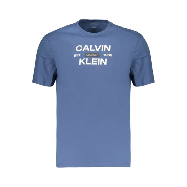 Calvin Klein Blue Cotton Men’s T-shirt