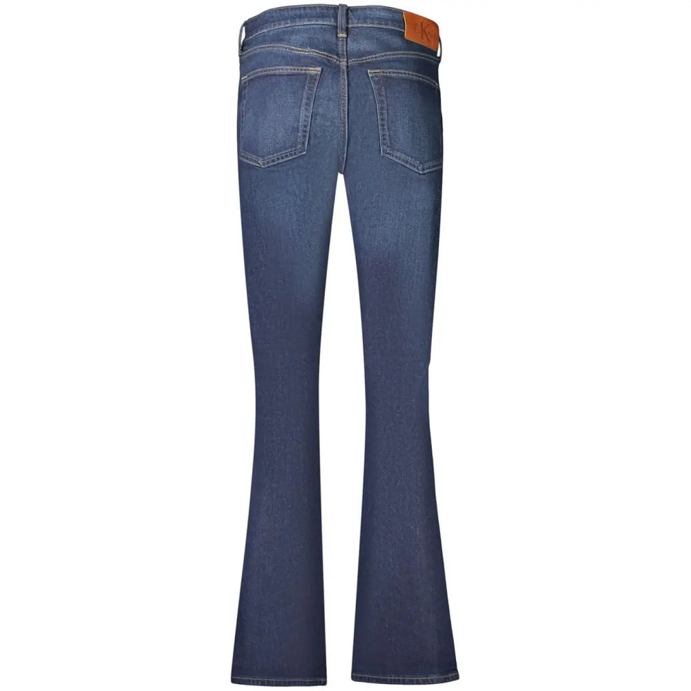 Calvin Klein Blue Cotton Womens Jeans