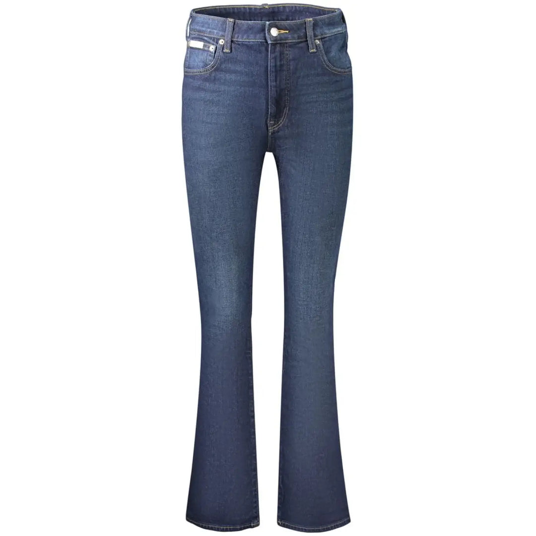 Calvin Klein Blue Cotton Womens Jeans