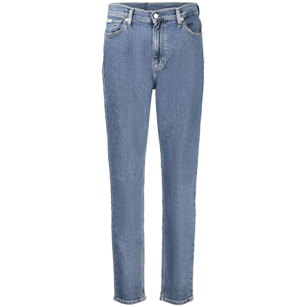 Calvin Klein Blue Cotton Women’s Mom Jean