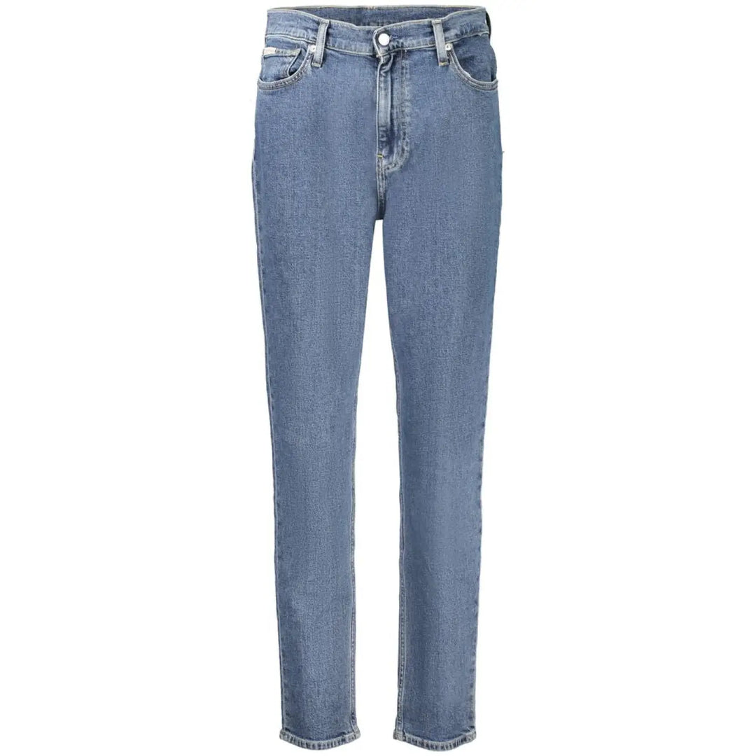 Calvin Klein Blue Cotton Women’s Mom Jean