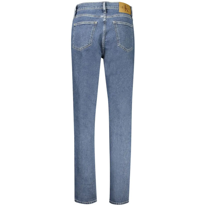 Calvin Klein Blue Cotton Women’s Mom Jean
