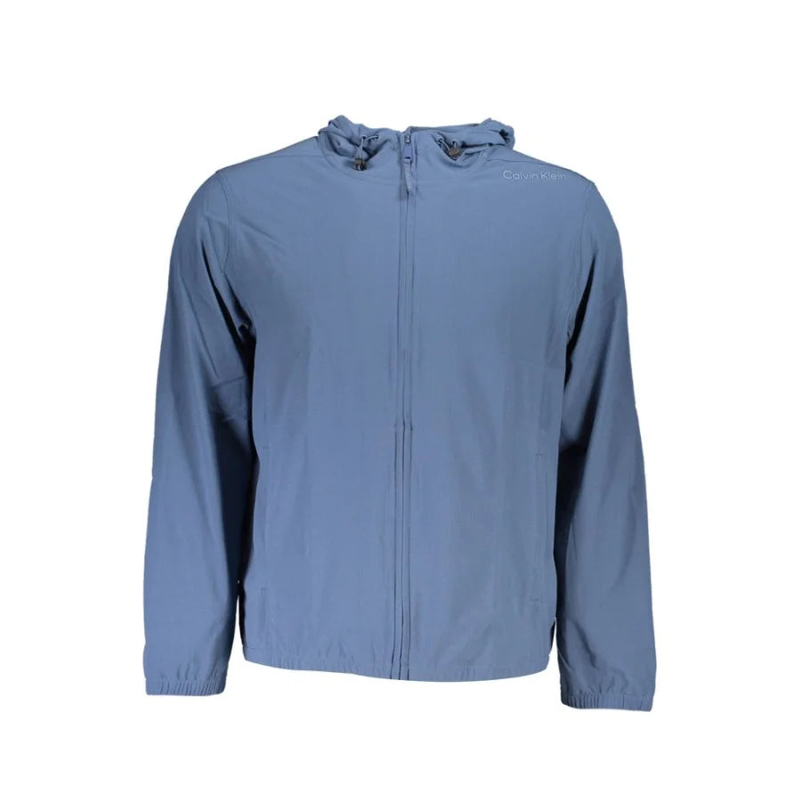 Calvin Klein Blue Polyester Men’s Sweatshirt