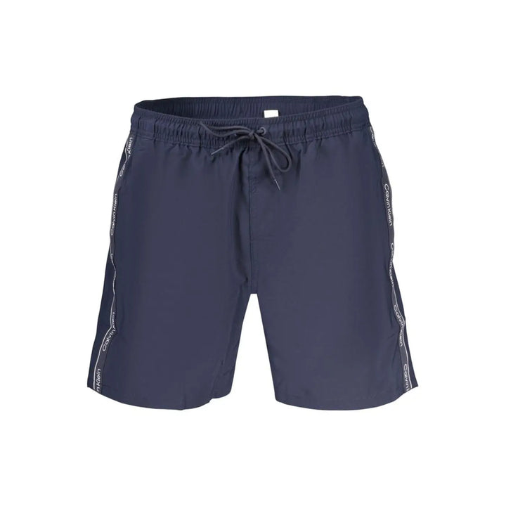 Calvin Klein Blue Polyester Men’s Swim Shorts