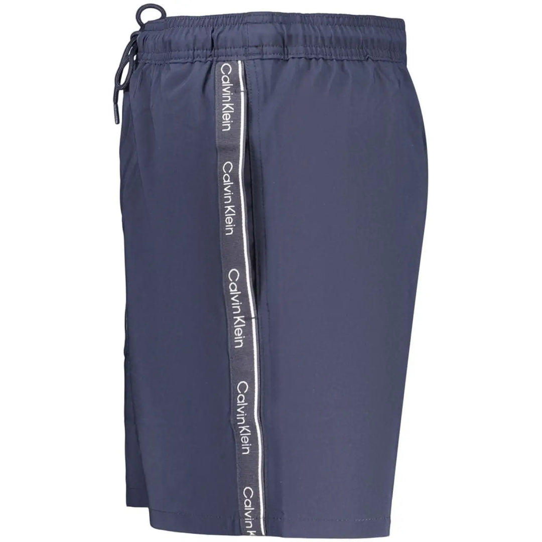 Calvin Klein Blue Polyester Men’s Swim Shorts