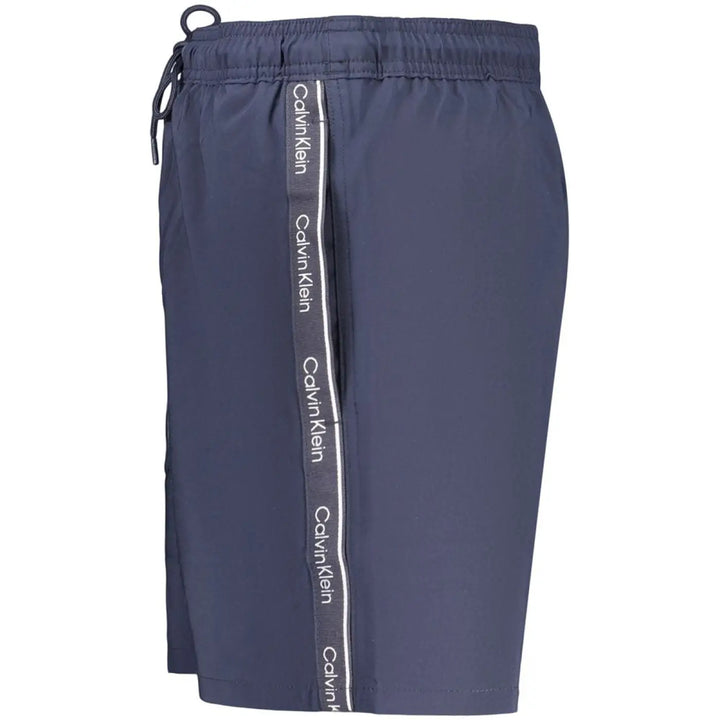 Calvin Klein Blue Polyester Men’s Swim Shorts