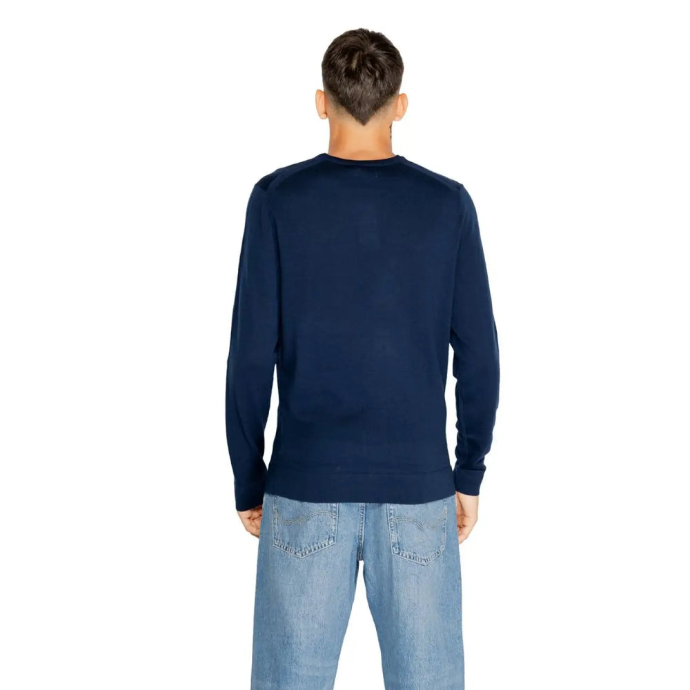 Calvin Klein Blue Recycled Wool Sweatshirt