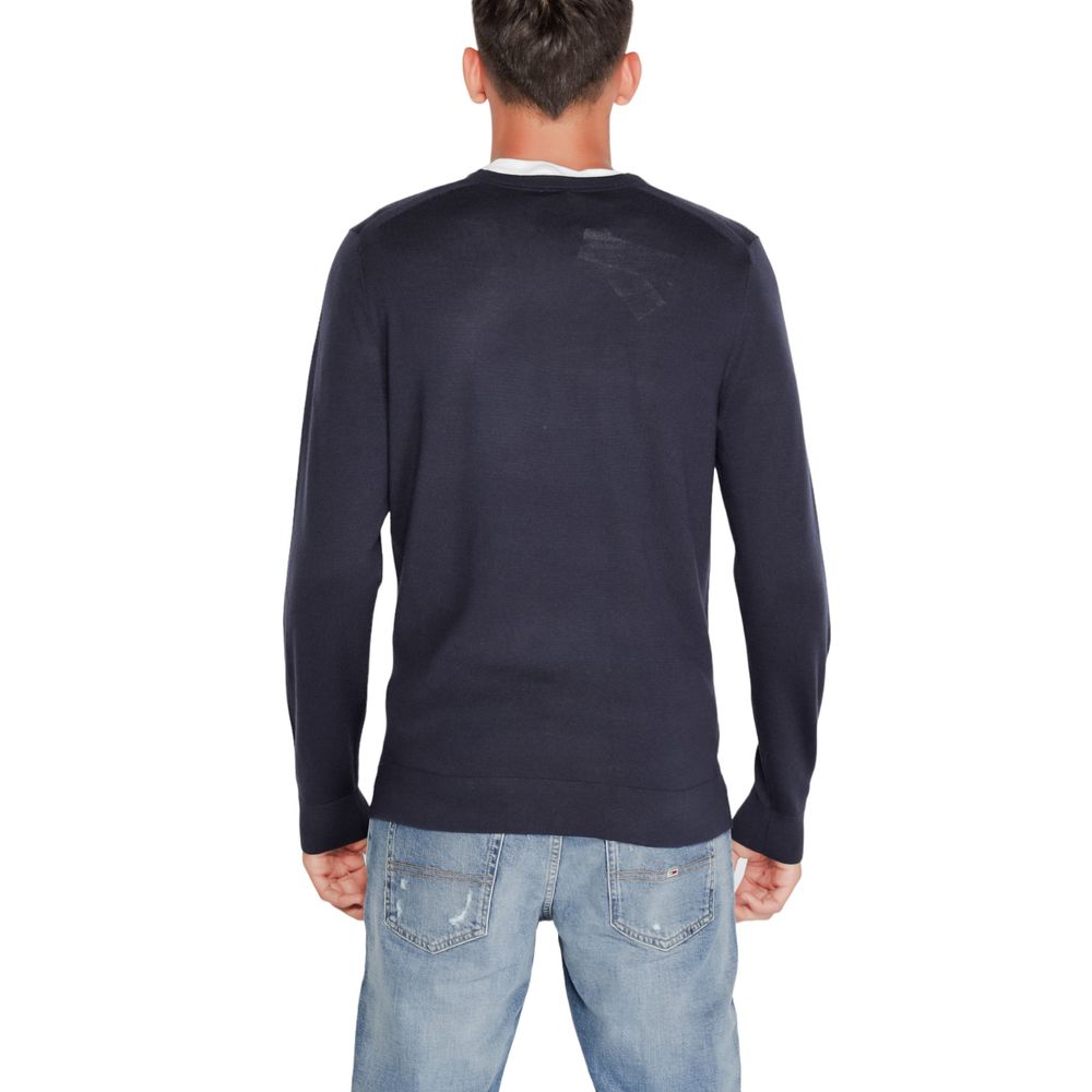 Calvin Klein Blue Recycled Wool Sweatshirt