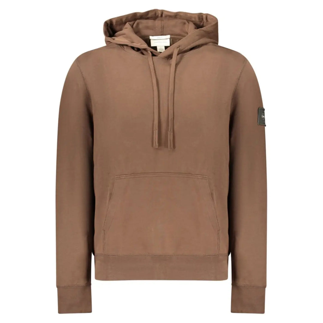 Calvin Klein Brown Cotton Men’s Sweatshirt