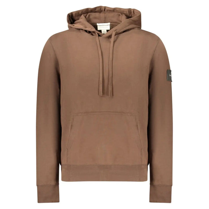 Calvin Klein Brown Cotton Men’s Sweatshirt
