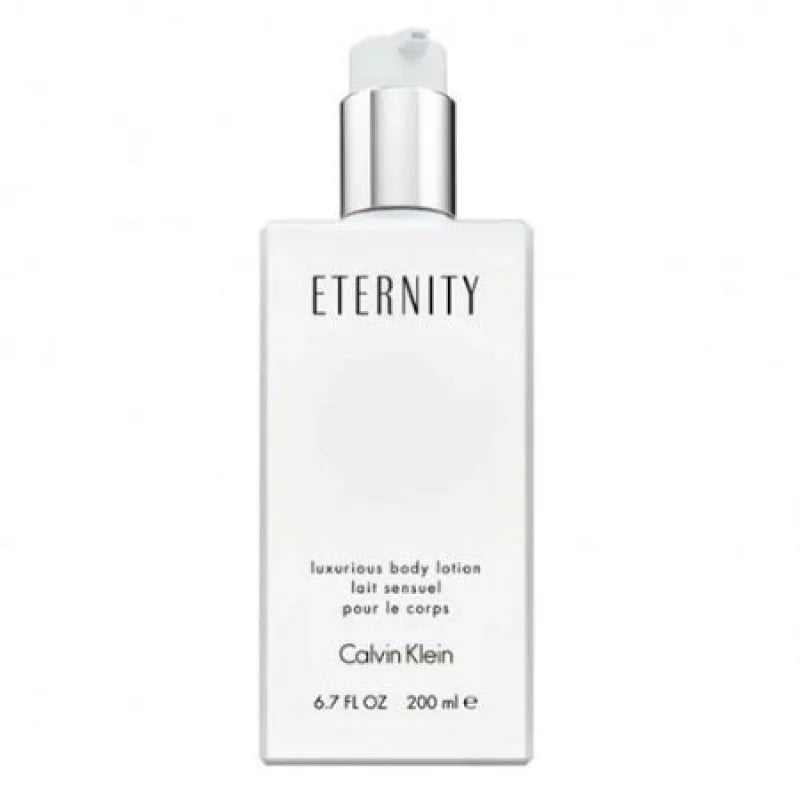 Calvin Klein Eternity women’s body lotion bottle