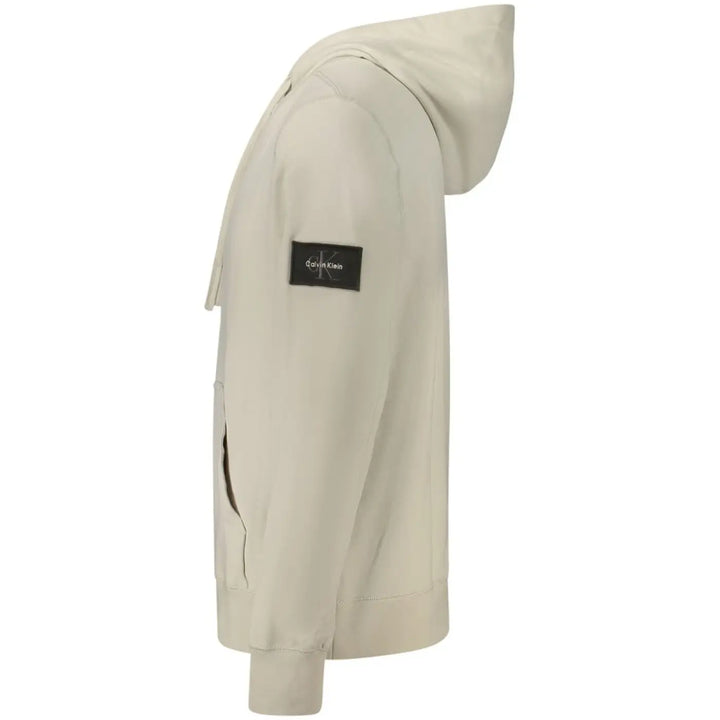 Calvin Klein Gray Cotton Men’s Sweatshirt