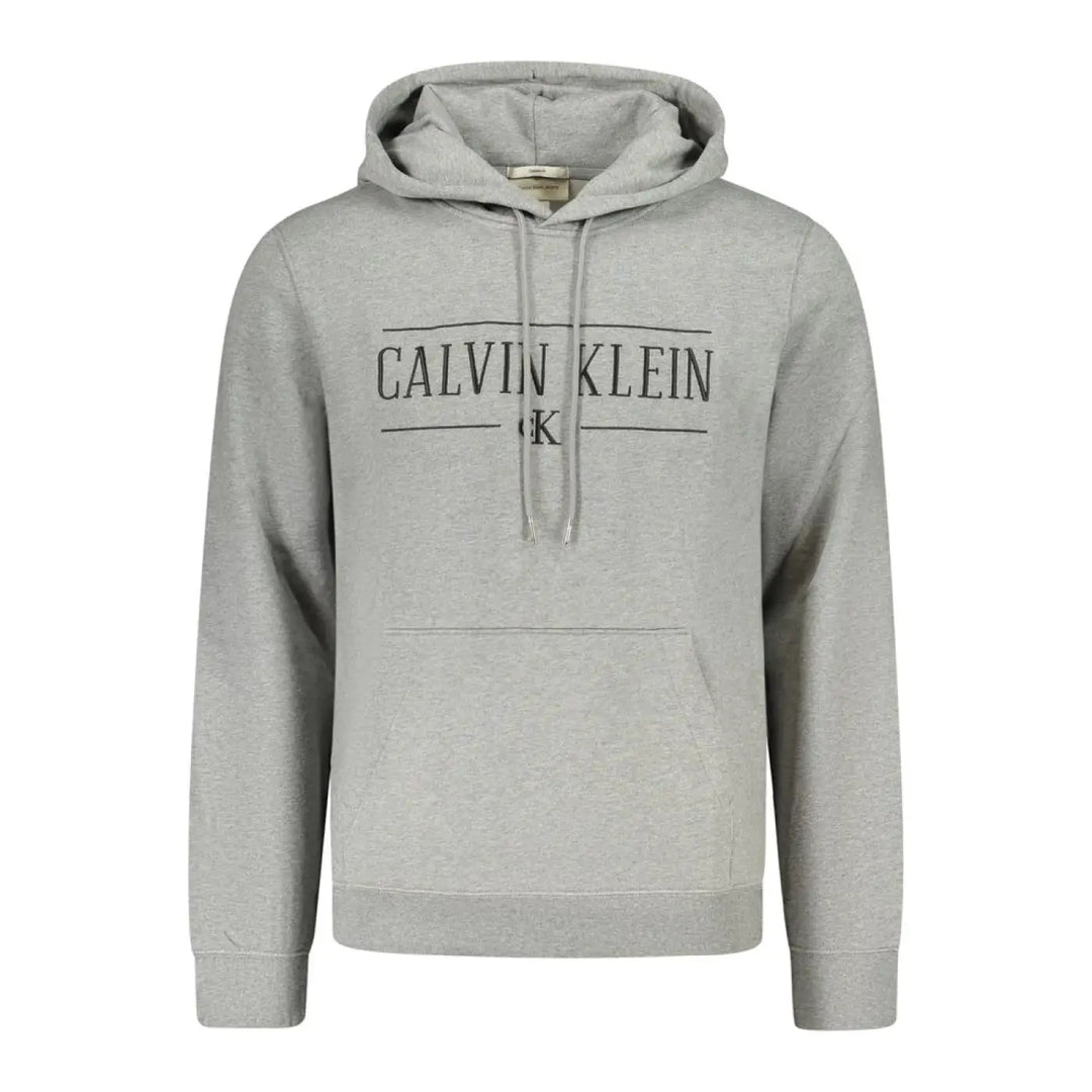 Calvin Klein Gray Cotton Men’s Sweatshirt