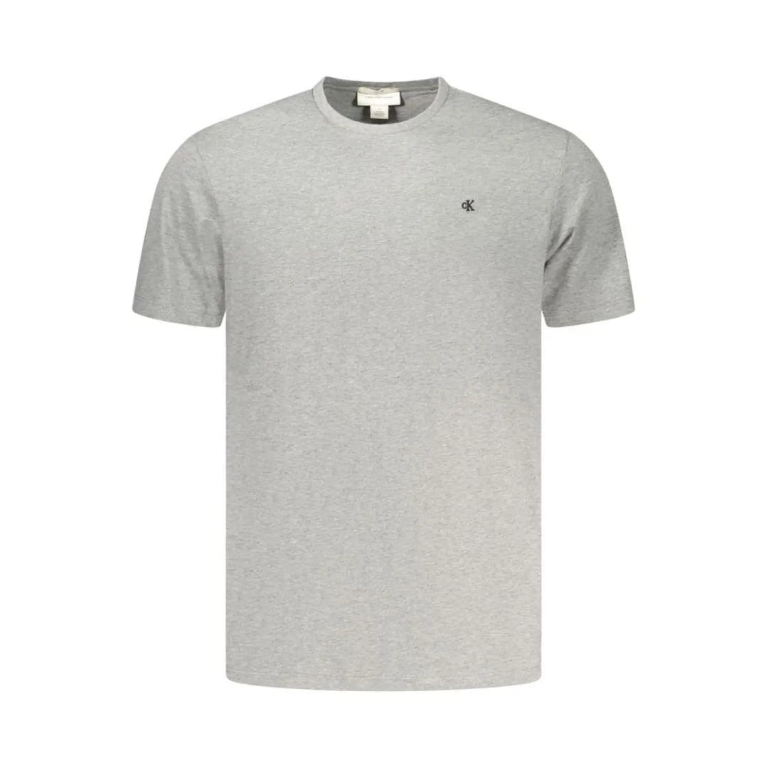 Calvin Klein Gray Cotton Men’s T-shirt