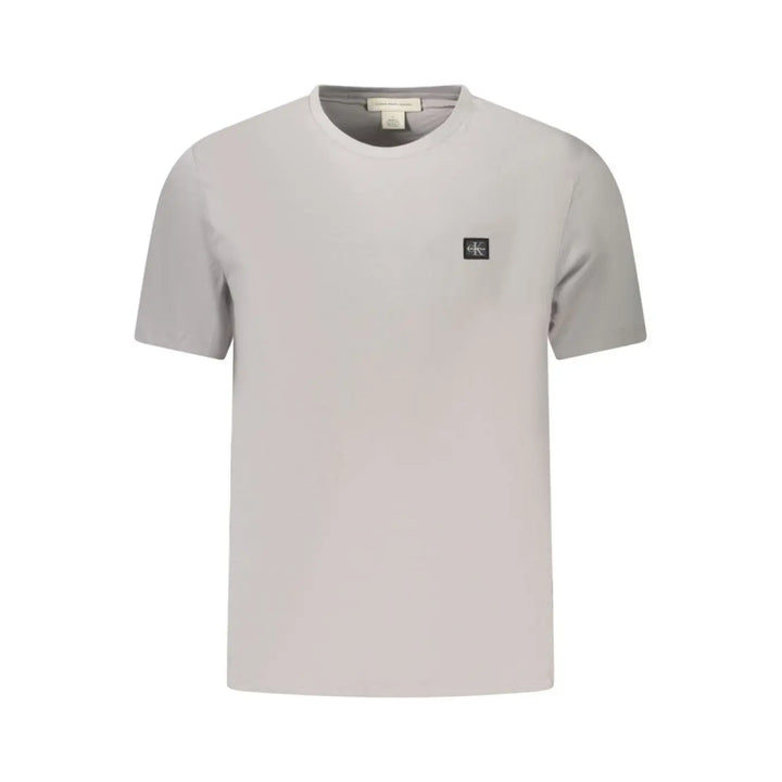 Calvin Klein Gray Cotton Men’s T-Shirt