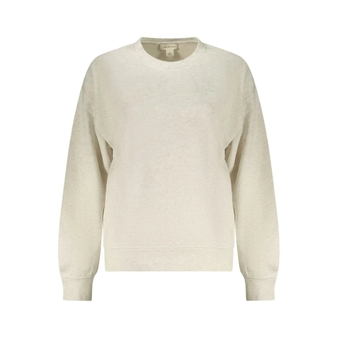 Calvin Klein Gray Cotton Women’s Sweatshirt