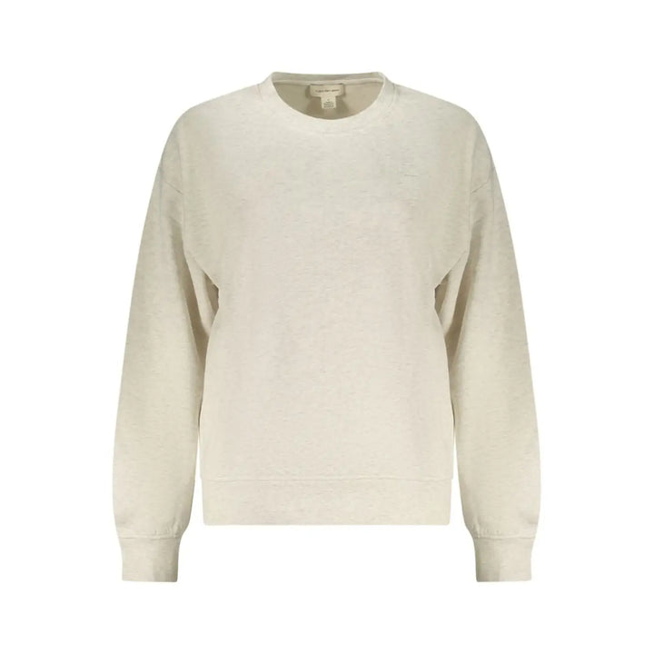 Calvin Klein Gray Cotton Women’s Sweatshirt