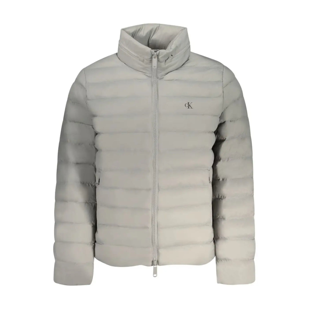 Calvin Klein Gray Nylon Men’s Jacket