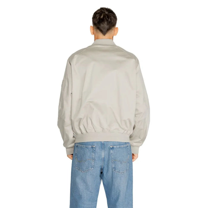 Calvin Klein Gray Organic Cotton Bomber