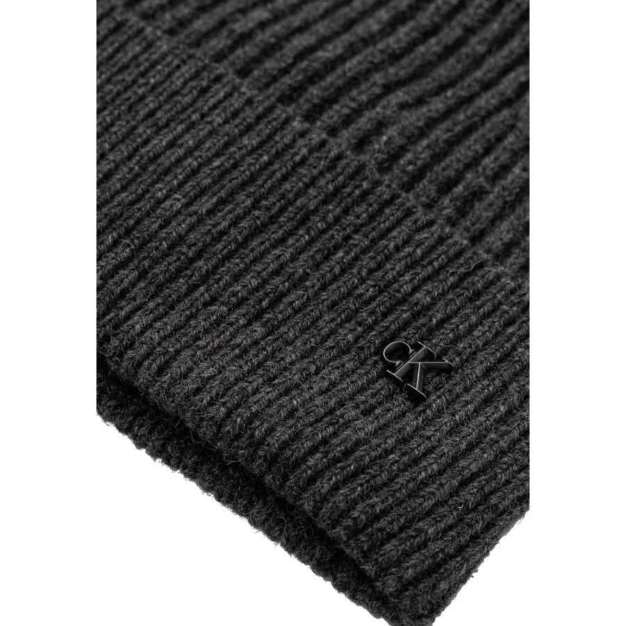 Calvin Klein Gray Wool Cap (Baseball Hat)
