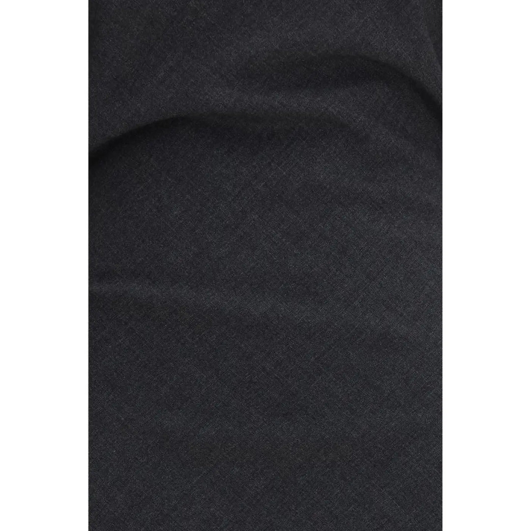 Calvin Klein Gray Wool Oves Aries Cocktail Dress
