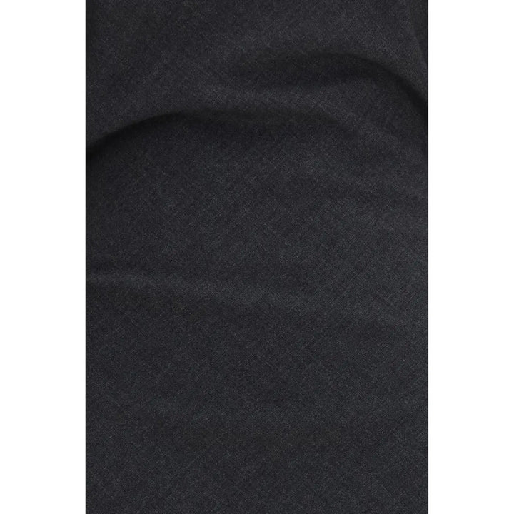 Calvin Klein Gray Wool Oves Aries Cocktail Dress
