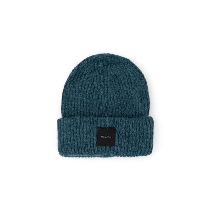 Calvin Klein Green Alpaca Leather Cap (baseball Hat)