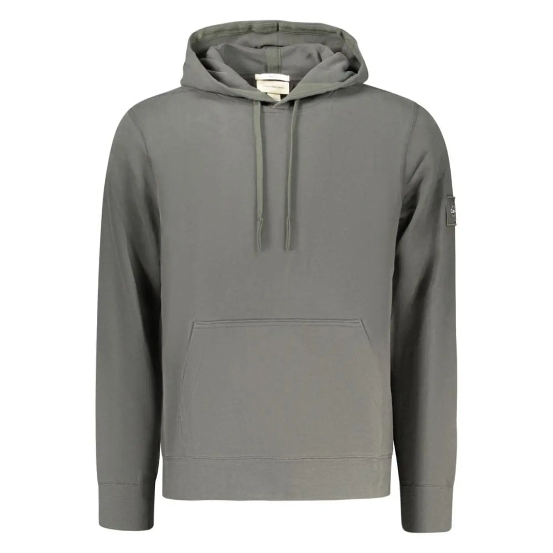 Calvin Klein Green Cotton Men’s Sweatshirt