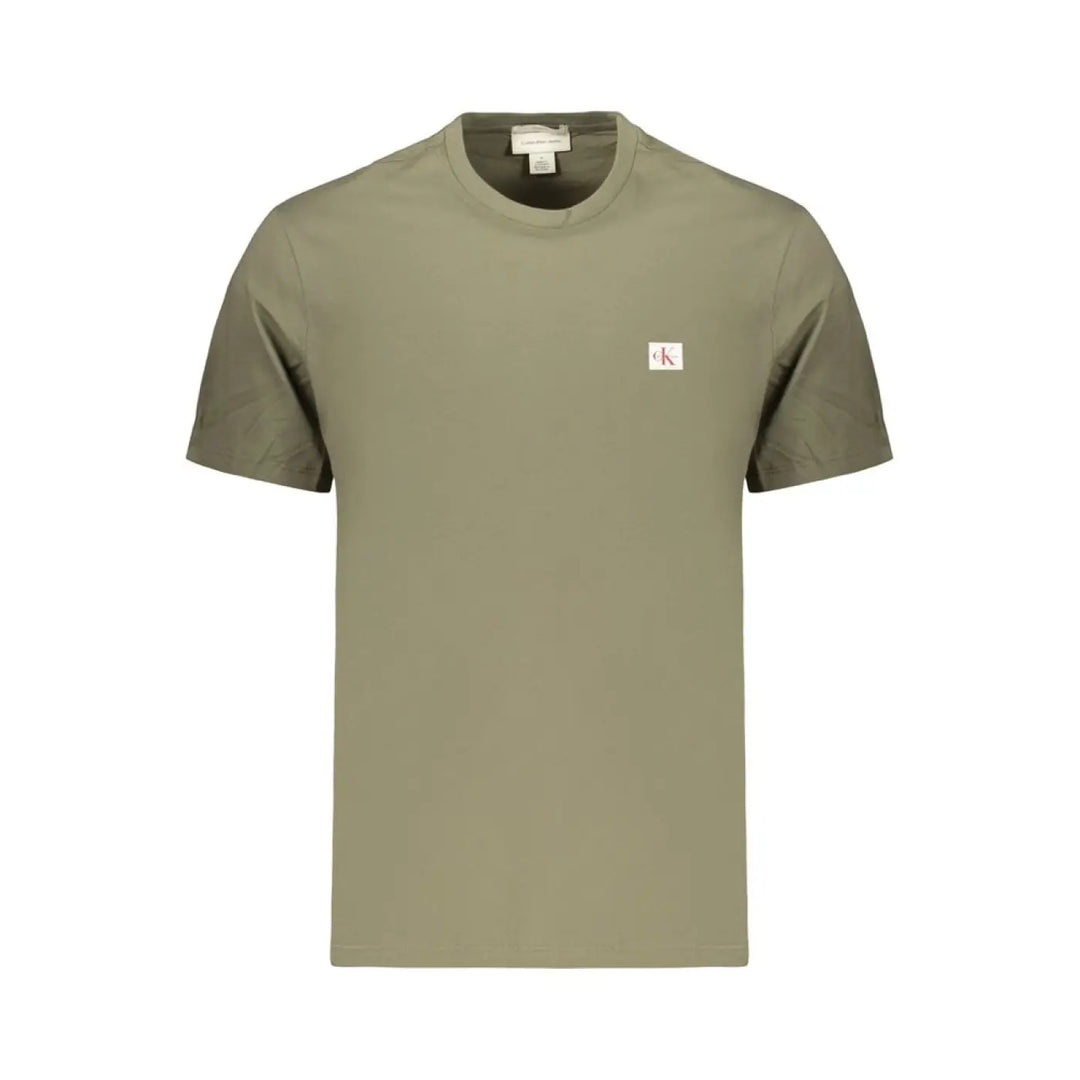 Calvin Klein Green Cotton Men’s T-shirt