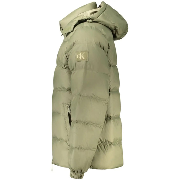 Calvin Klein Green Nylon Men’s Jacket